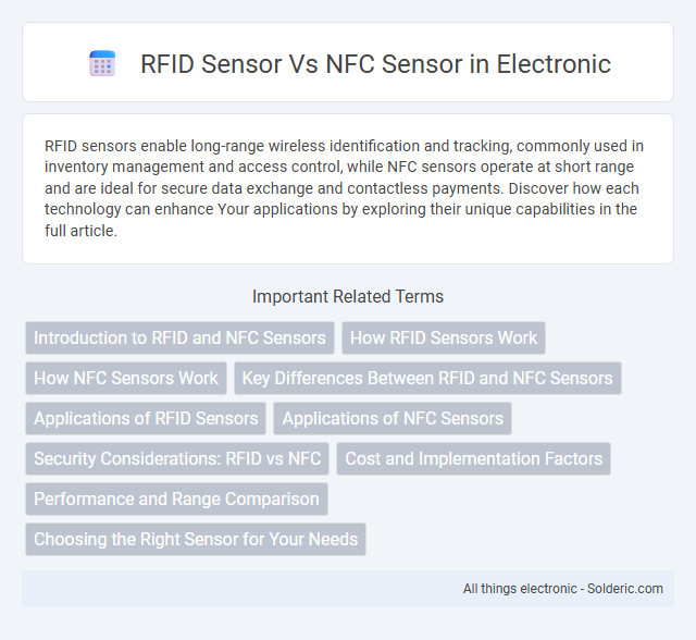 NFC sensor vs RFID sensor - What is the difference?