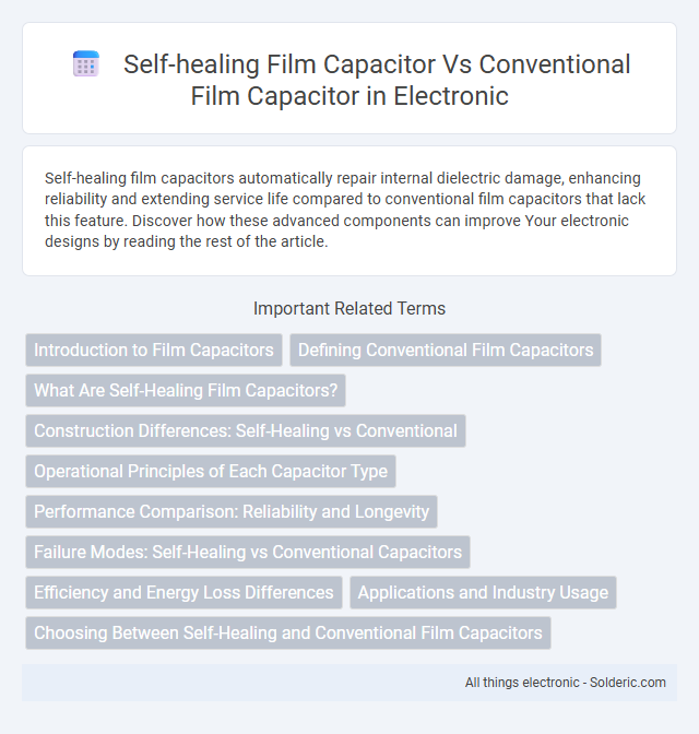 Conventional Film Capacitor vs Self-Healing Film Capacitor - What is the difference?