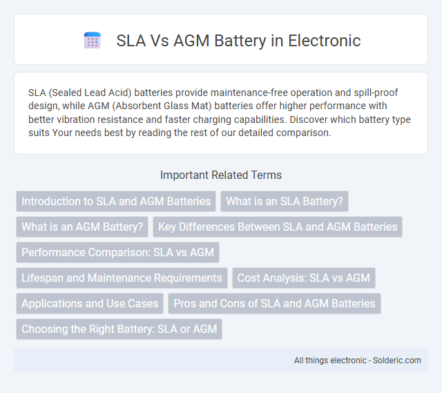 AGM battery vs SLA - What is the difference?