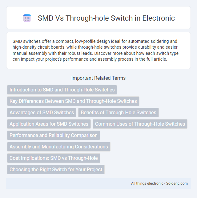 Switch: SMD vs Through-Hole - What is the difference?