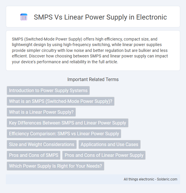 Linear Power Supply vs SMPS - What is the difference?