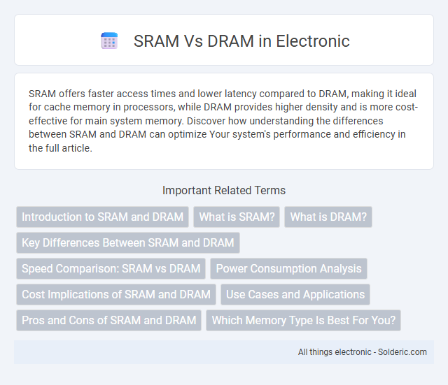 DRAM vs SRAM - What is the difference?