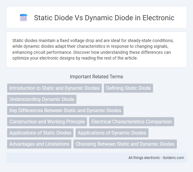 Dynamic diode vs Static diode - What is the difference?