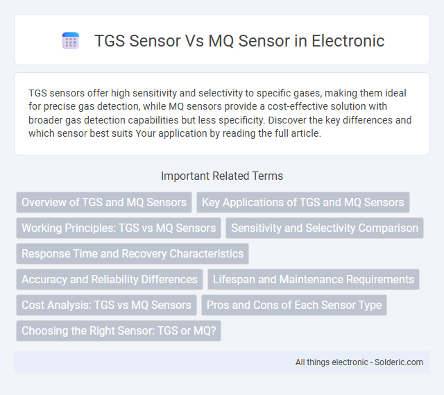 MQ Sensor vs TGS Sensor - What is the difference?