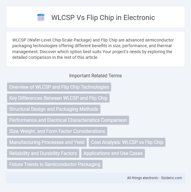 Flip Chip vs WLCSP - What is the difference?