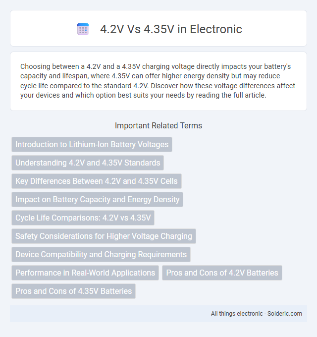 2. 4.2V vs 4.35V - What is the difference?