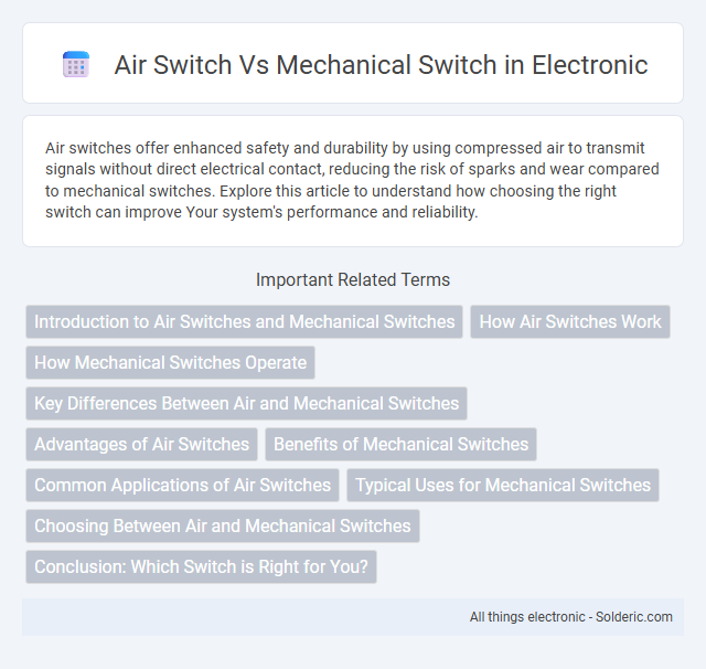 Mechanical switch vs Air switch - What is the difference?