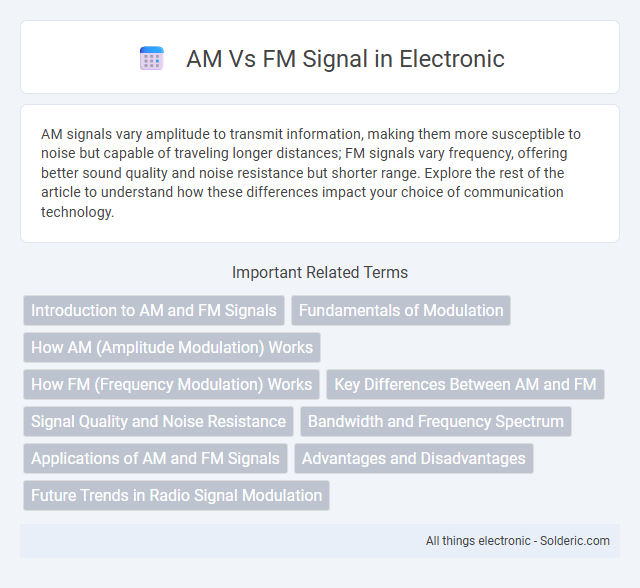 FM vs AM signal - What is the difference?