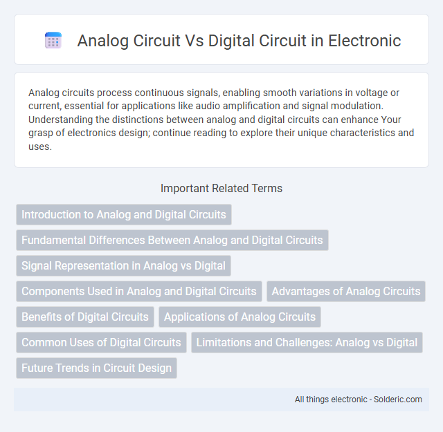 Digital Circuit vs Analog Circuit - What is the difference?