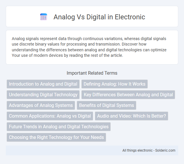 Digital vs Analog - What is the difference?