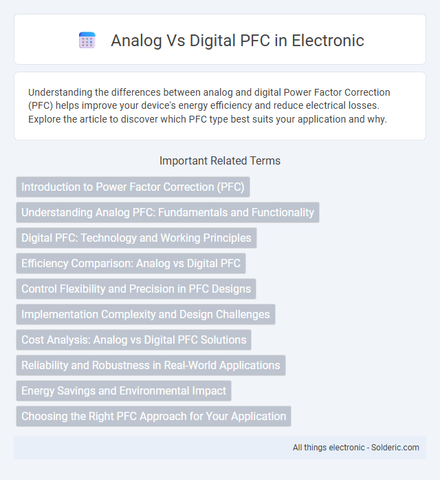 Digital vs Analog PFC - What is the difference?