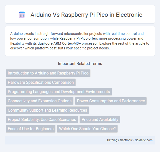 Raspberry Pi Pico vs Arduino - What is the difference?