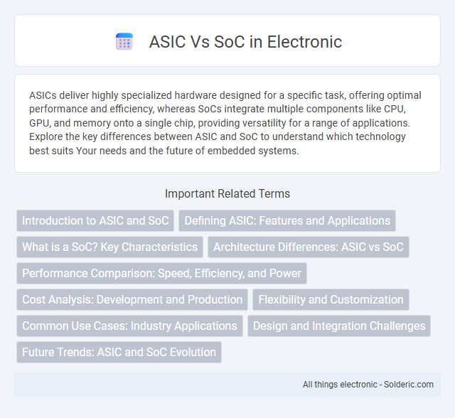 SoC vs ASIC - What is the difference?