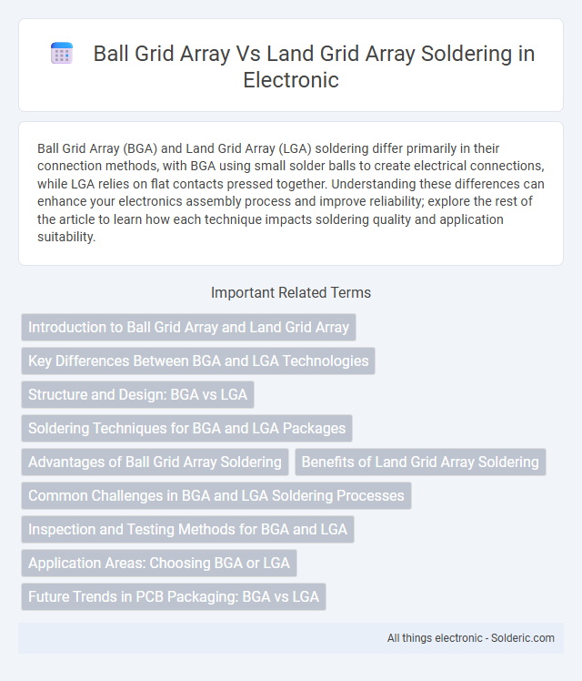 Land Grid Array vs Ball Grid Array Soldering - What is the difference?