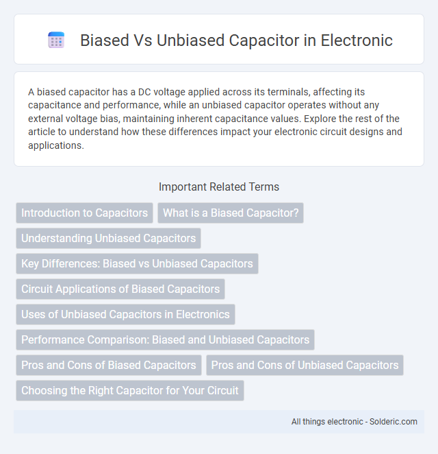 Title: Biased vs Unbiased Capacitor - What is the difference?