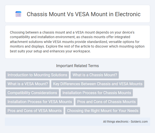 Chassis Mount vs. VESA Mount - What is the difference?