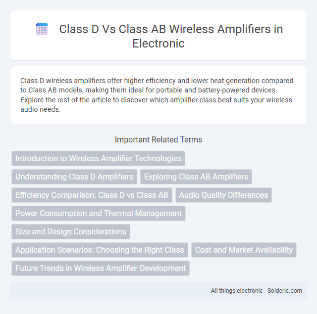 Class AB vs Class D wireless amplifiers - What is the difference?