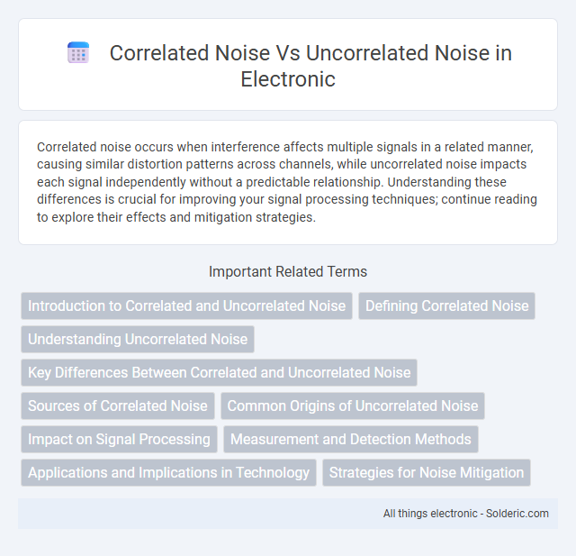 Correlated Noise vs Uncorrelated Noise - What is the difference?