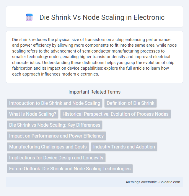 Die Shrink vs Node Scaling - What is the difference?
