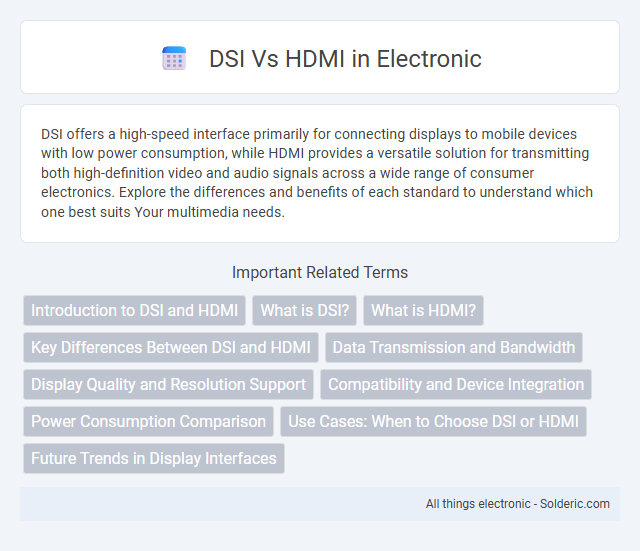 DSI vs HDMI - What is the difference?