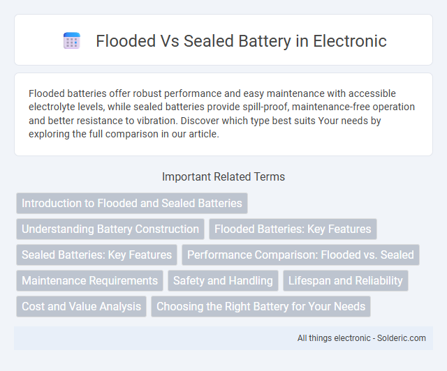 Sealed battery vs flooded battery - What is the difference?