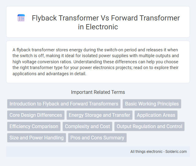 Flyback Transformer vs Forward Transformer - What is the difference?