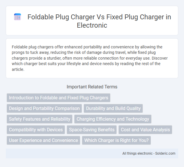 Fixed Plug Charger vs Foldable Plug Charger - What is the difference?