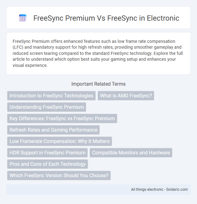 FreeSync vs FreeSync Premium - What is the difference?