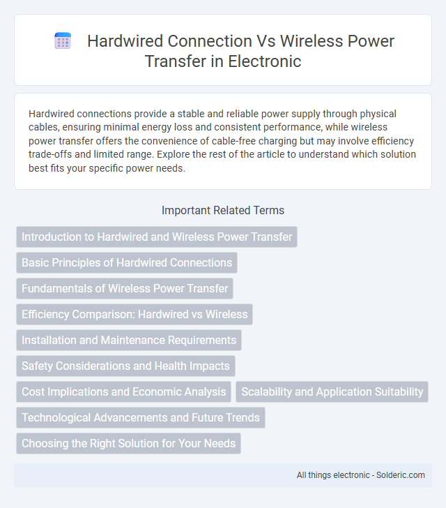 Hardwired Connection vs Wireless Power Transfer - What is the difference?