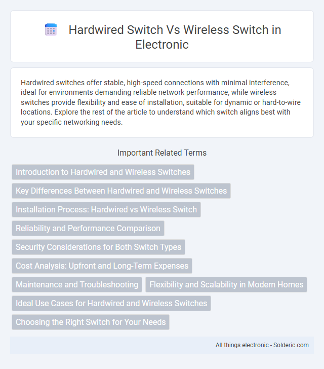 Hardwired Switch vs Wireless Switch - What is the difference?