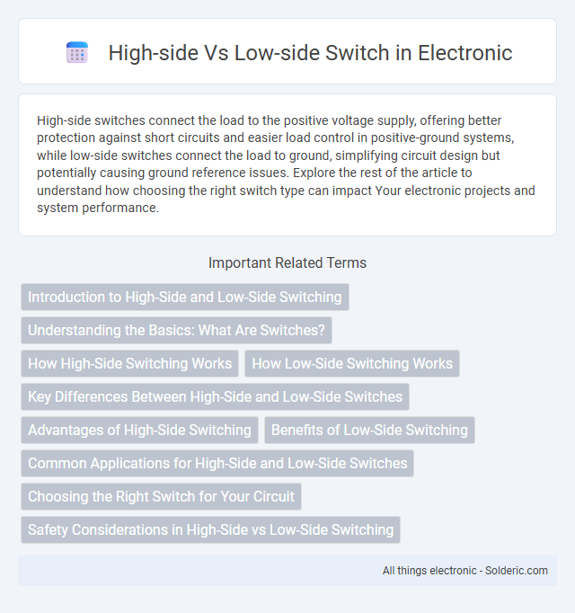 Low-side switch vs High-side switch - What is the difference?