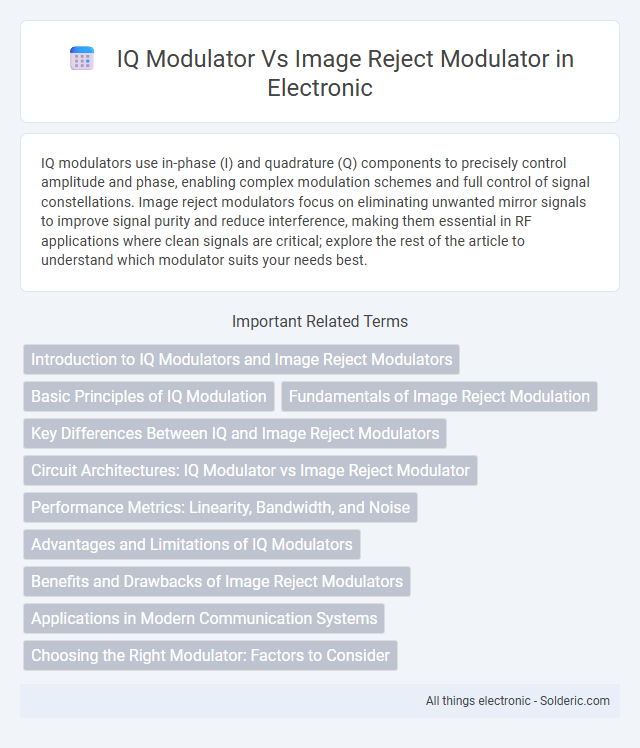 Here are the titles in alphabetical order:
- IQ Modulator
- Image Reject Modulator - What is the difference?
