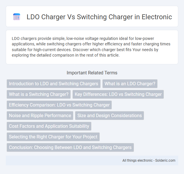 LDO Charger vs Switching Charger - What is the difference?