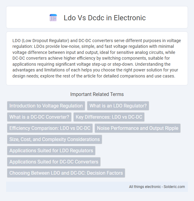 DCDC vs LDO - What is the difference?