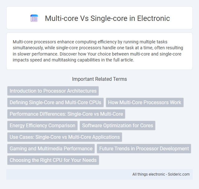 Single-core vs Multi-core - What is the difference?