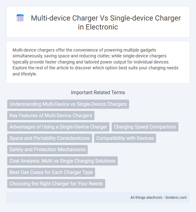 Multi-device charger vs Single-device charger - What is the difference?