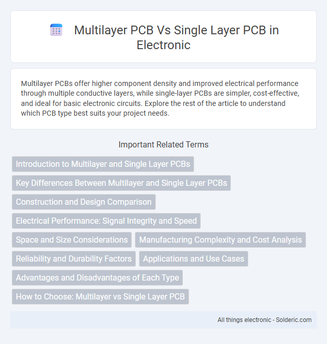 Single Layer PCB vs Multilayer PCB - What is the difference?