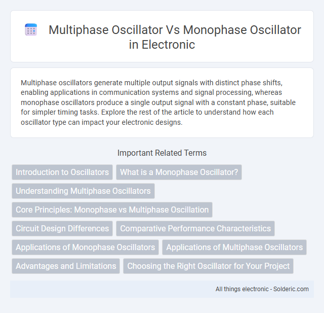 Monophase oscillator vs Multiphase oscillator - What is the difference?