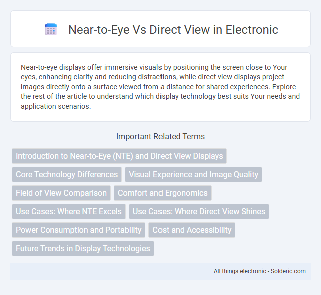 Direct View vs Near-to-Eye - What is the difference?