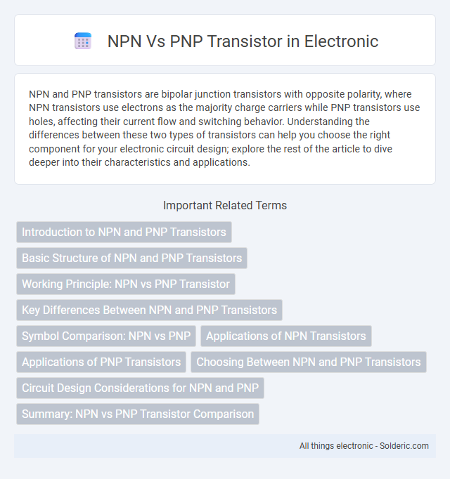 PNP vs NPN Transistor - What is the difference?