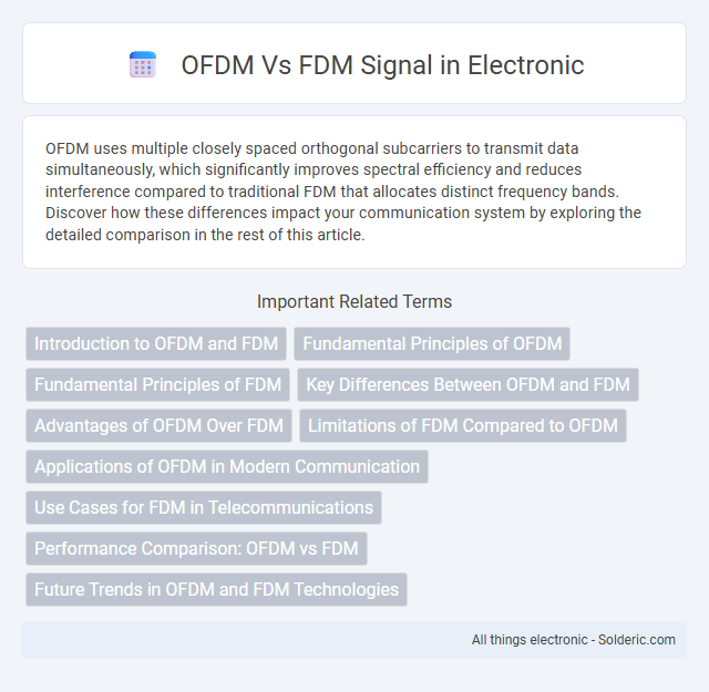 FDM vs OFDM Signal - What is the difference?