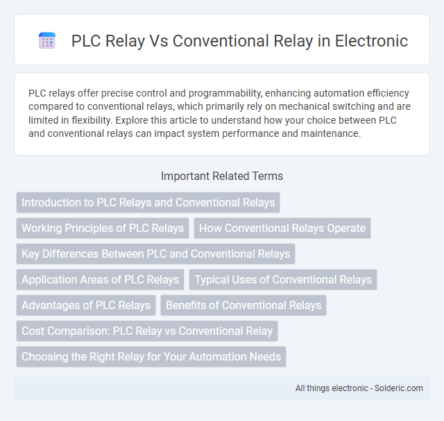 Conventional Relay vs PLC Relay - What is the difference?
