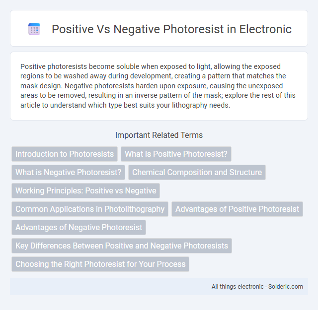 Negative vs Positive Photoresist - What is the difference?