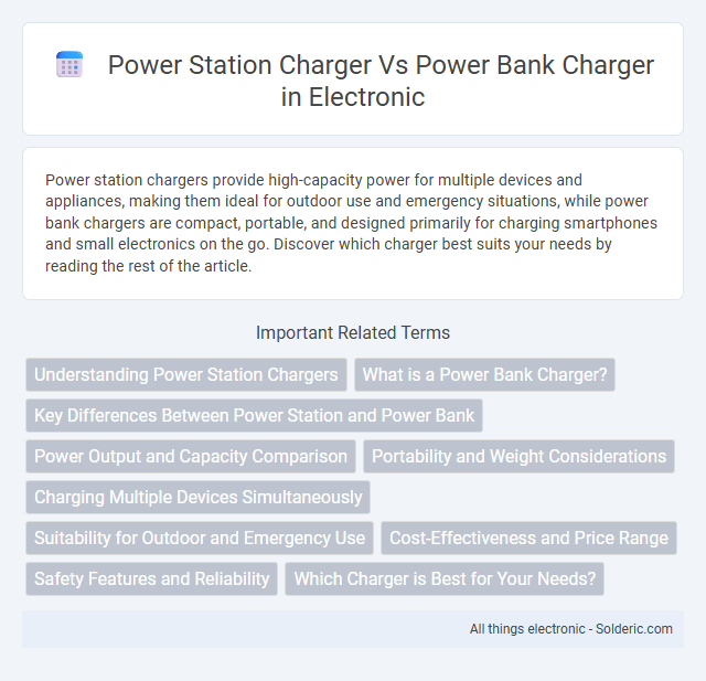 Power bank charger vs Power station charger - What is the difference?
