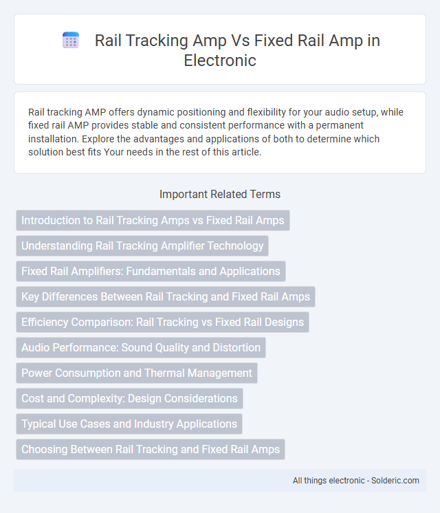 Fixed Rail Amp vs Rail Tracking Amp - What is the difference?