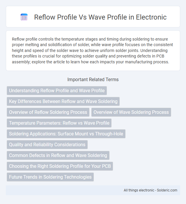 Reflow Profile vs Wave Profile - What is the difference?