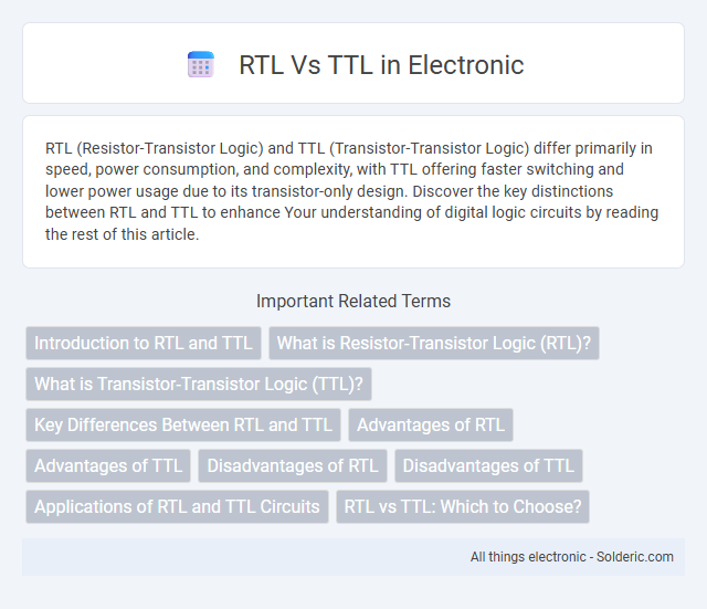 RTL vs TTL - What is the difference?