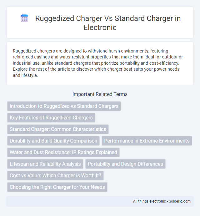 Ruggedized Charger vs Standard Charger - What is the difference?