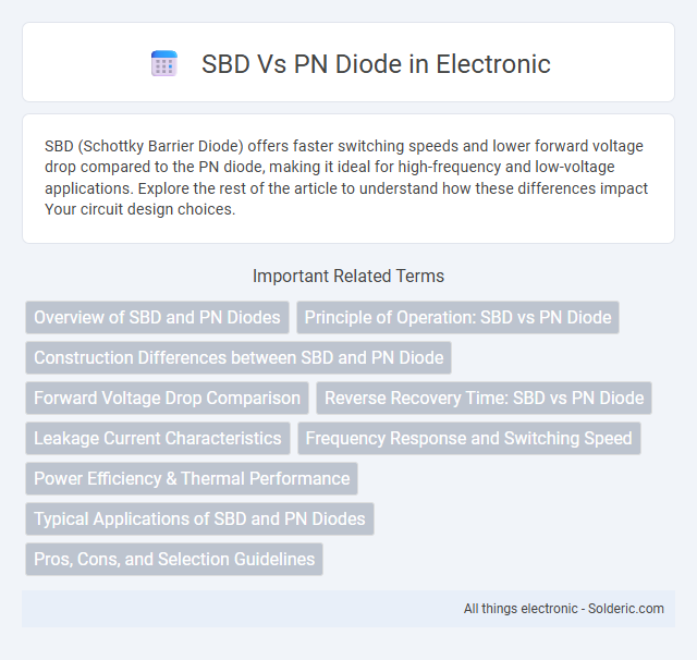 PN Diode vs SBD - What is the difference?
