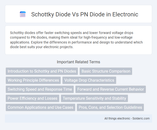 PN Diode vs Schottky Diode - What is the difference?